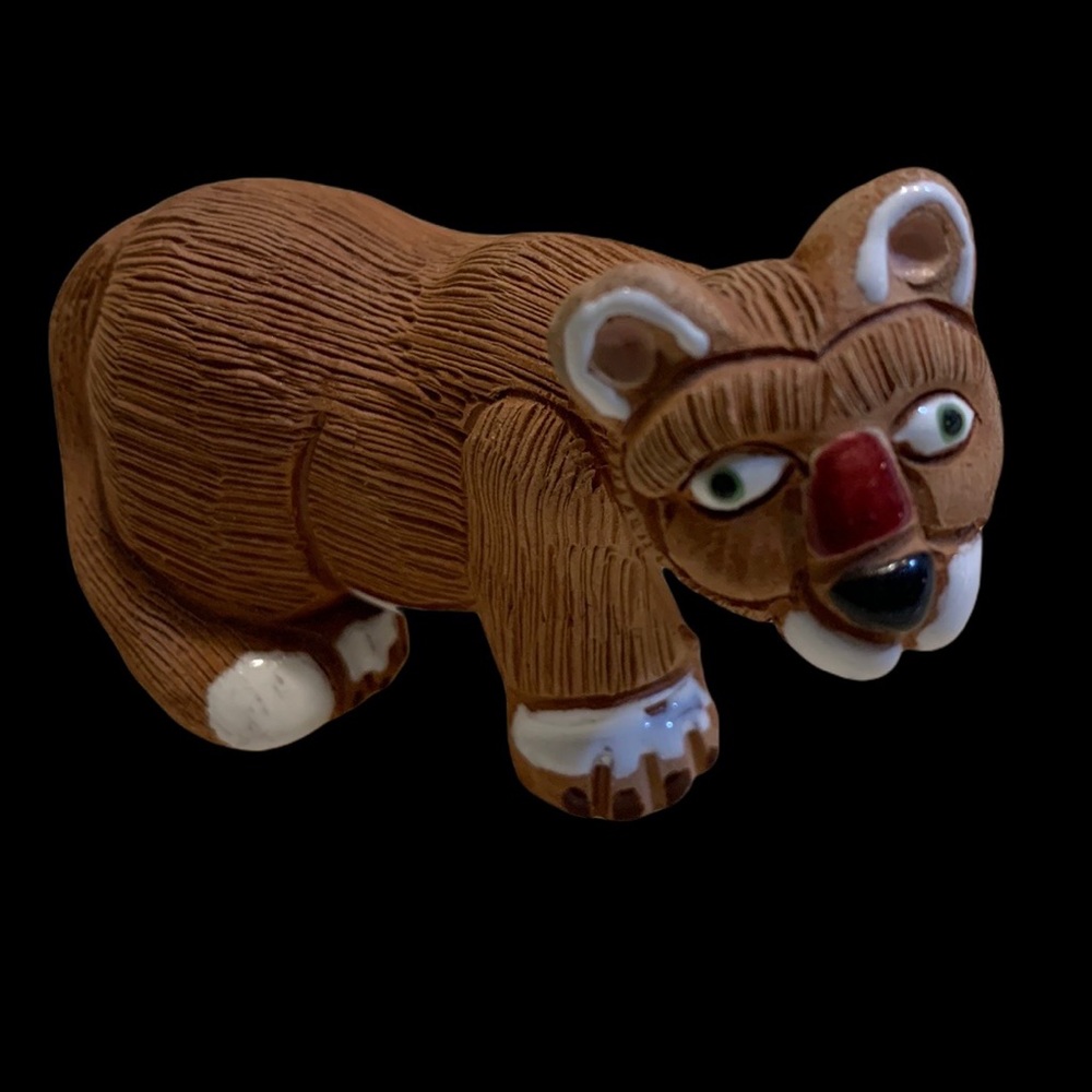 Vintage Casals pottery mountain lion